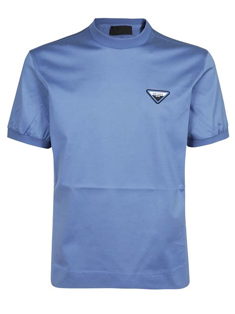 prada blue t shirt|prada men' s t shirts.